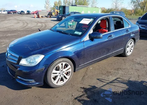 2013 Mercedes-Benz C 300 Luxury 4Matic from USA, damaged, VIN WDDGF8ABXDR249974